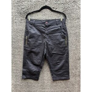 Pma By Sensual High Rise Utility Bermuda Shorts Dark Gray Mens Size 48